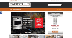 Desktop Screenshot of parnells.ca